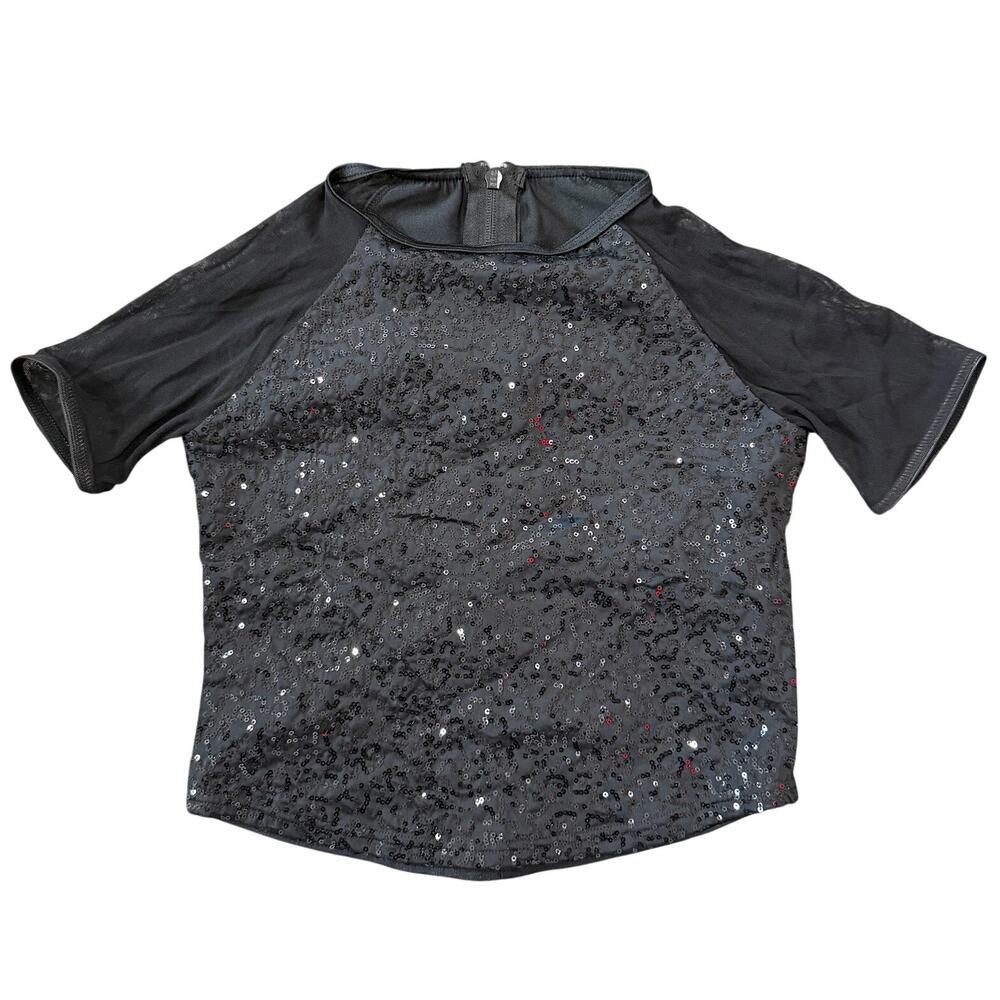 Weissman Children’s Sequence Dance Top in Black, Size L​